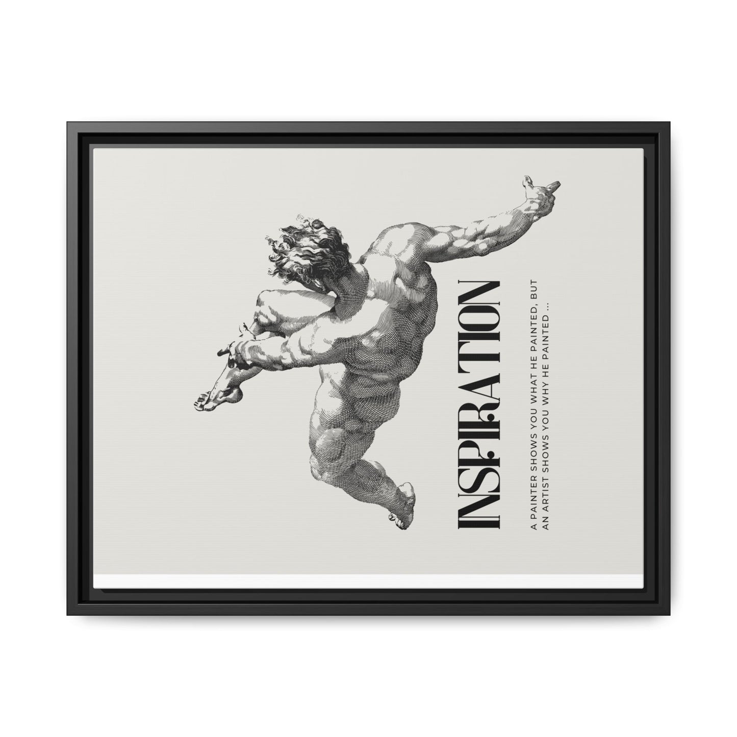 Matte Canvas, Framed (Multi-color)