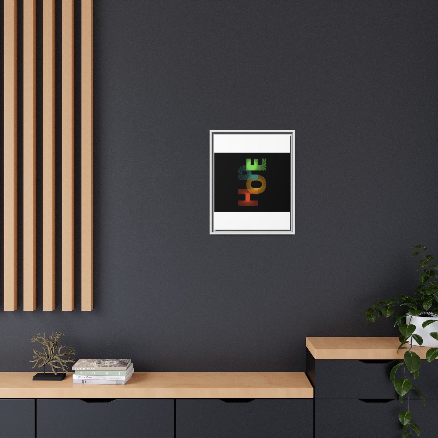 Matte Canvas, Framed (Multi-color)