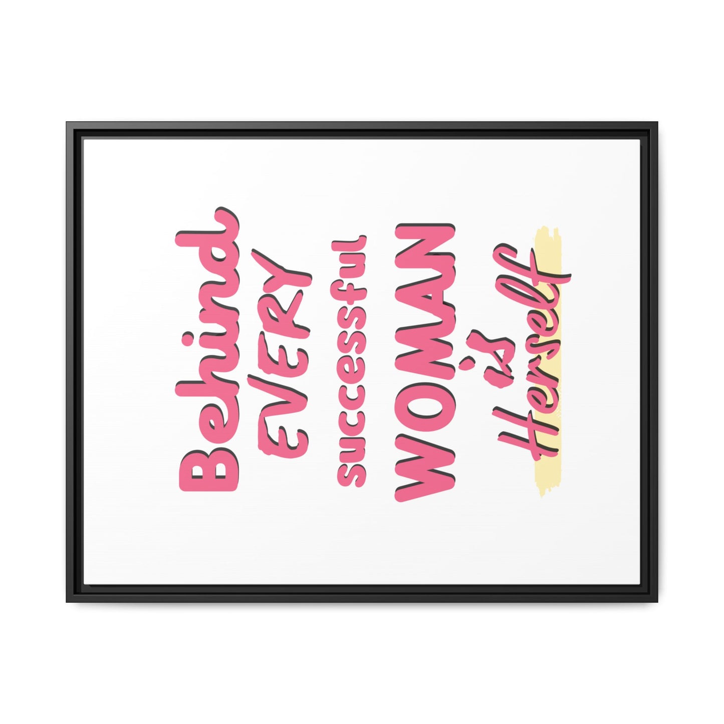 Matte Canvas, Framed (Multi-color)