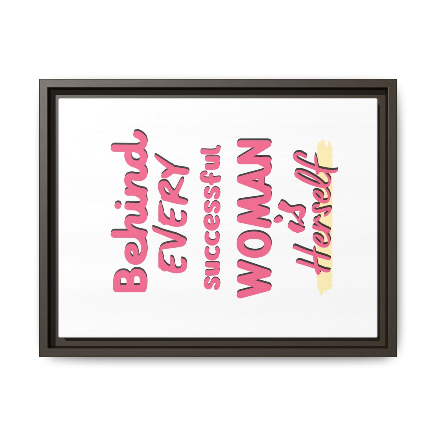 Matte Canvas, Framed (Multi-color)