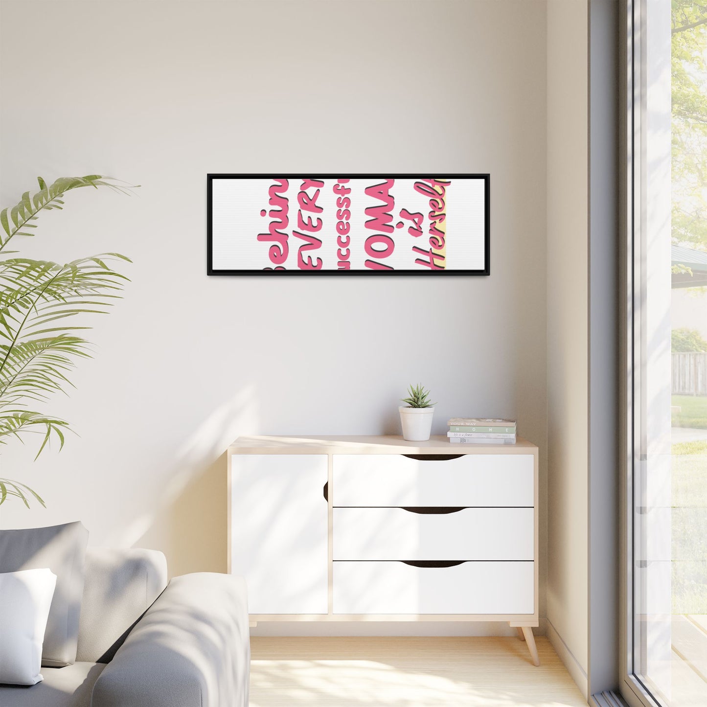 Matte Canvas, Framed (Multi-color)