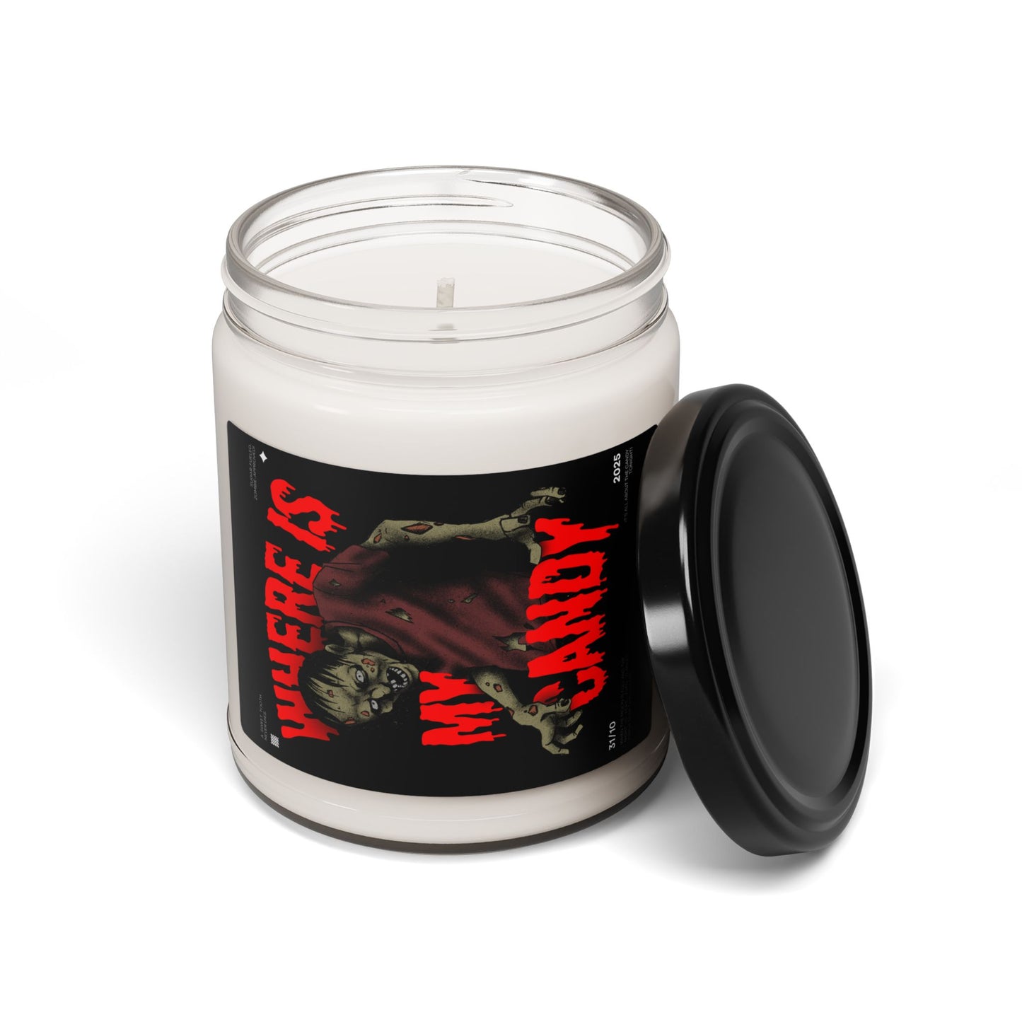 Creepy Halloween Candle, Halloween Decoration, Gift for Ghouls, Soy Wax Candle, Spooky Atmosphere