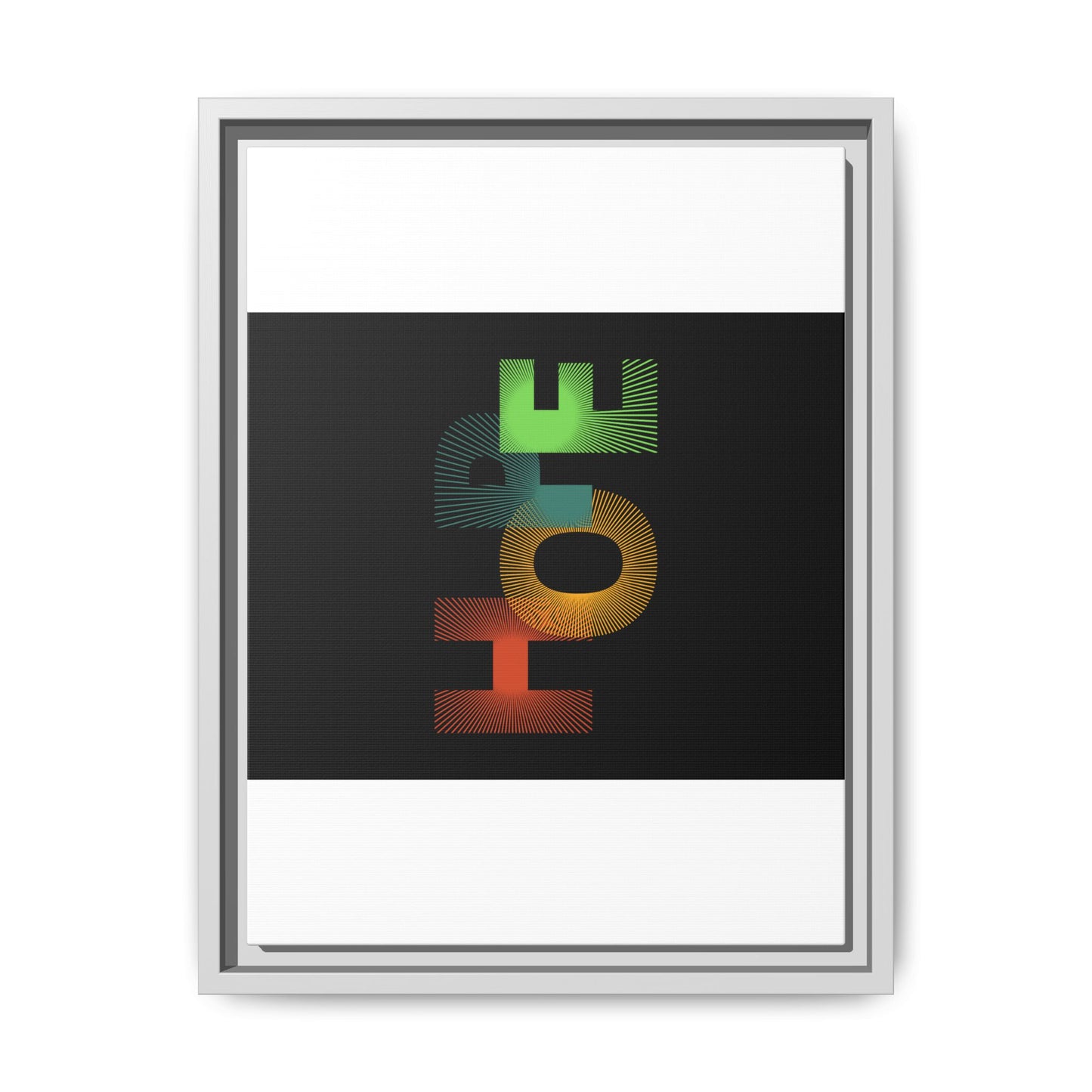 Matte Canvas, Framed (Multi-color)
