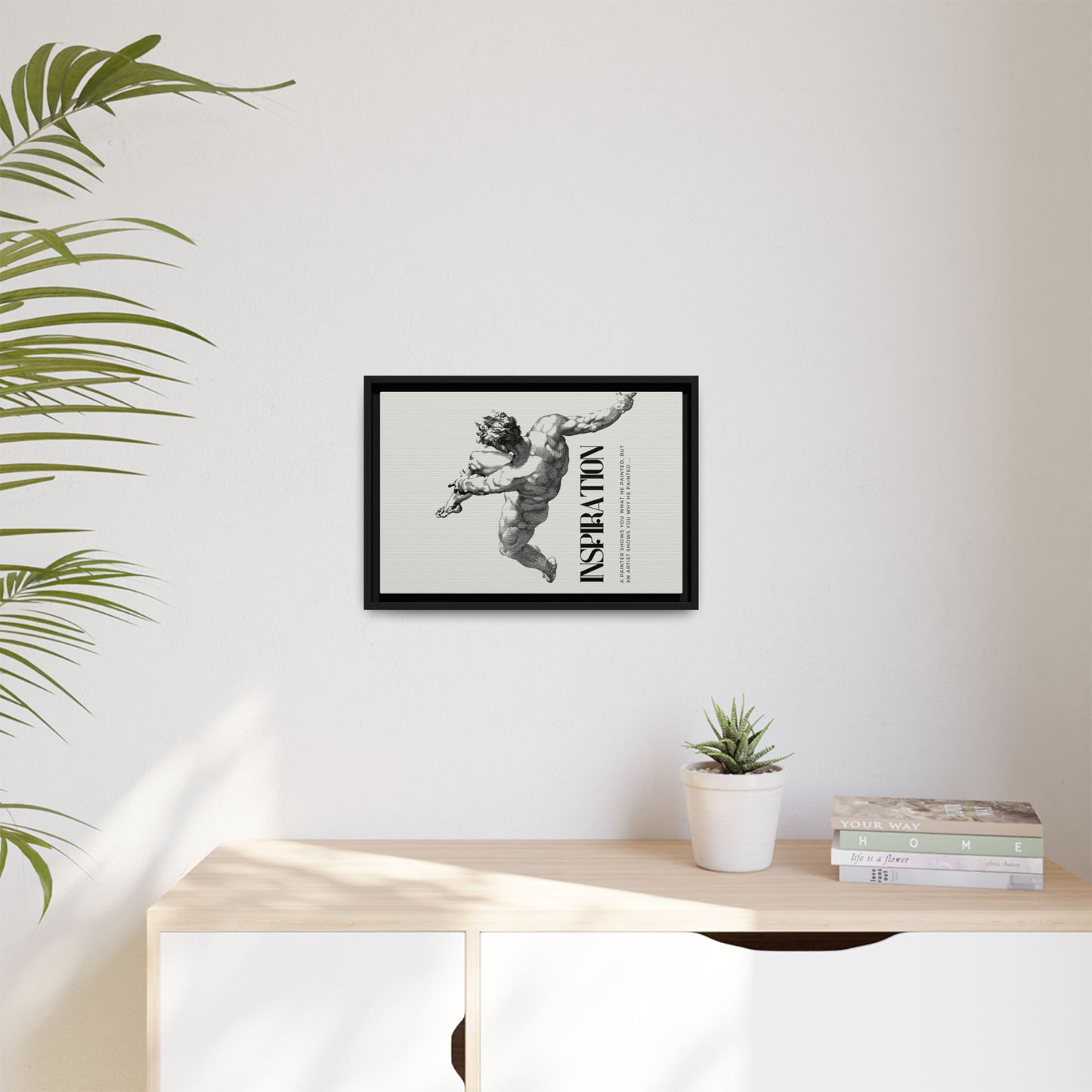 Matte Canvas, Framed (Multi-color)