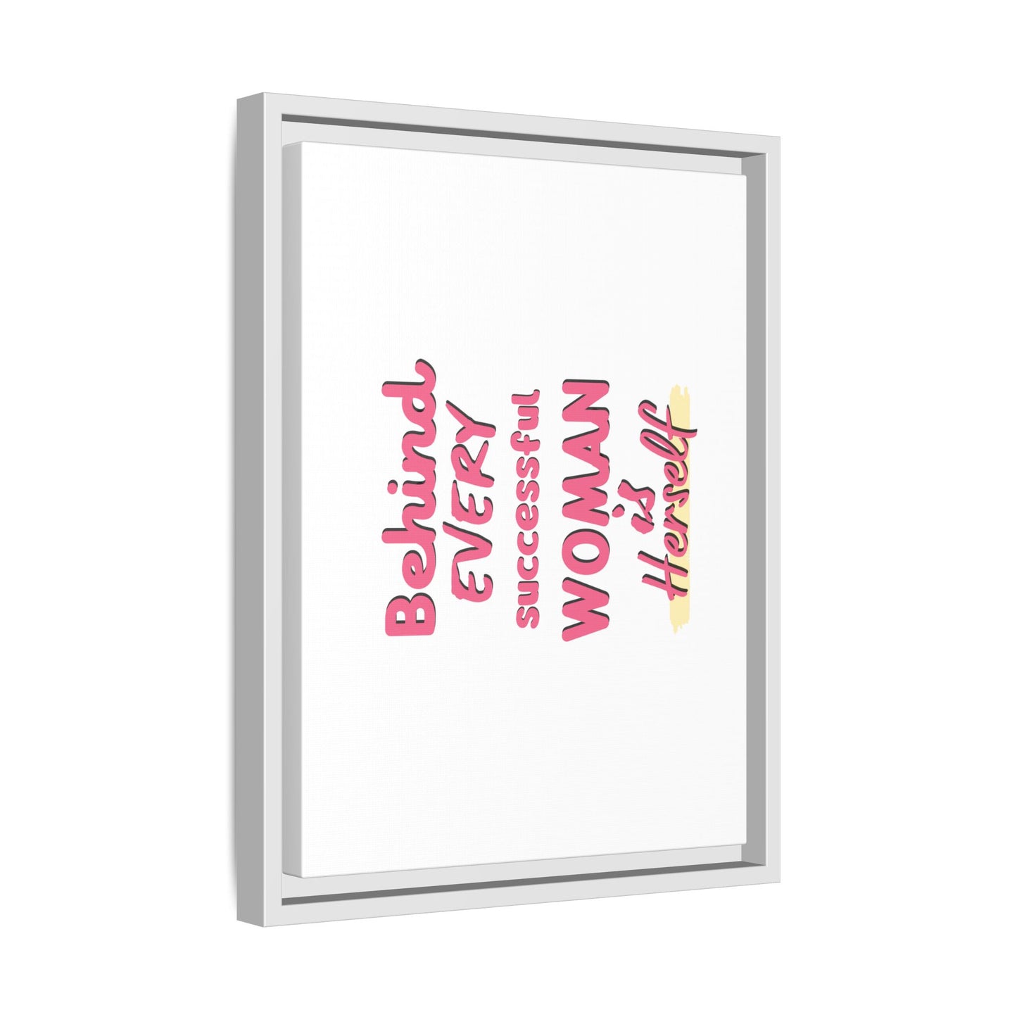 Matte Canvas, Framed (Multi-color)