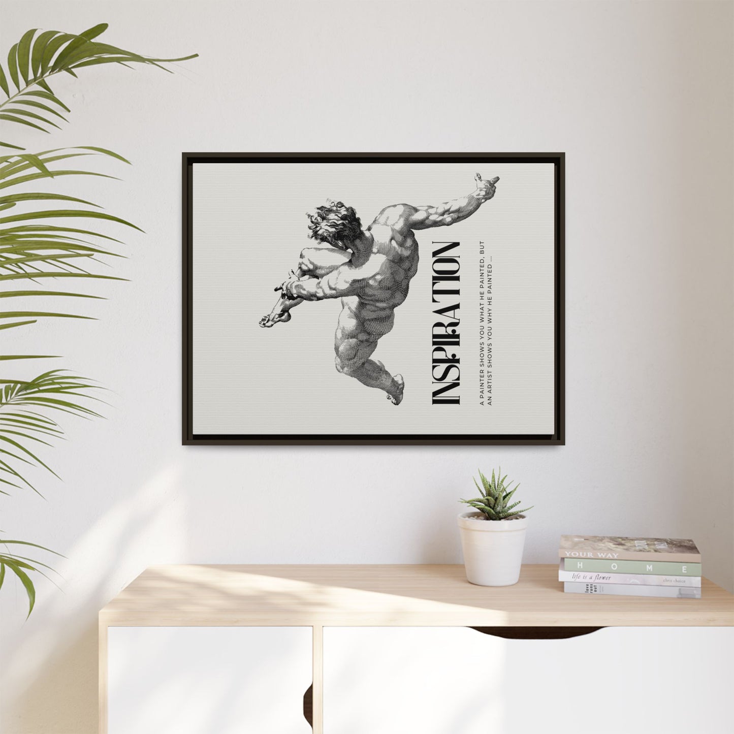 Matte Canvas, Framed (Multi-color)