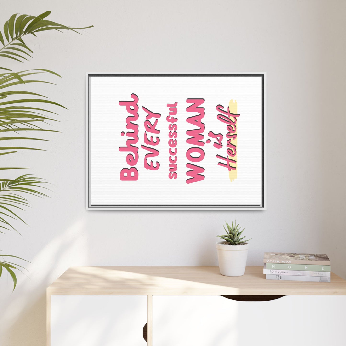 Matte Canvas, Framed (Multi-color)