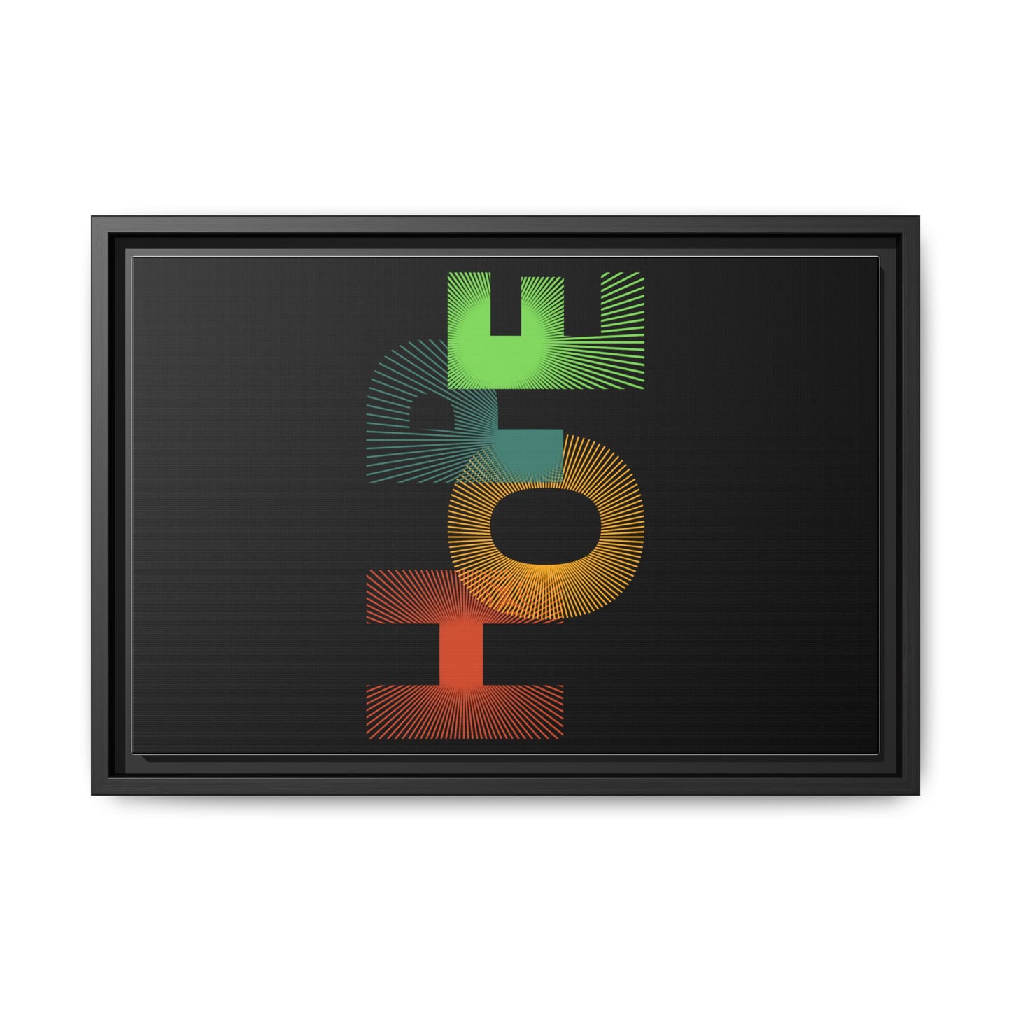 Matte Canvas, Framed (Multi-color)
