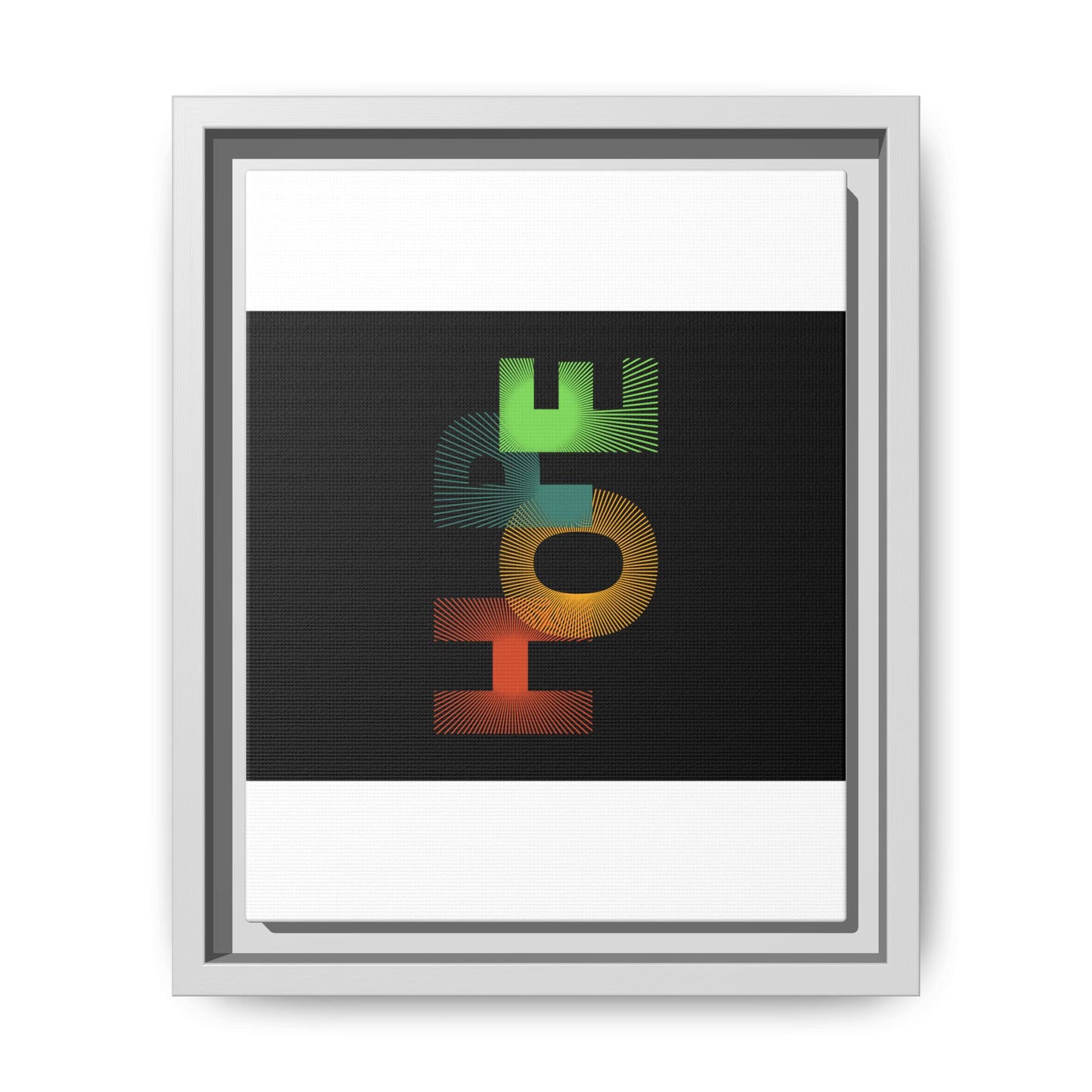 Matte Canvas, Framed (Multi-color)