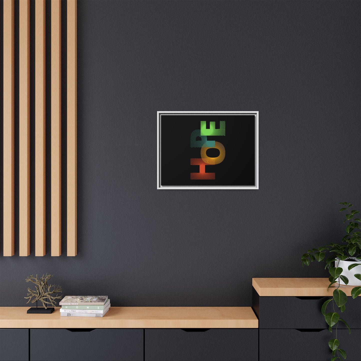 Matte Canvas, Framed (Multi-color)