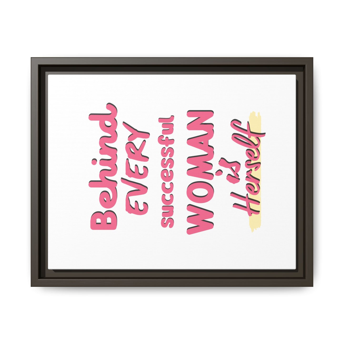 Matte Canvas, Framed (Multi-color)