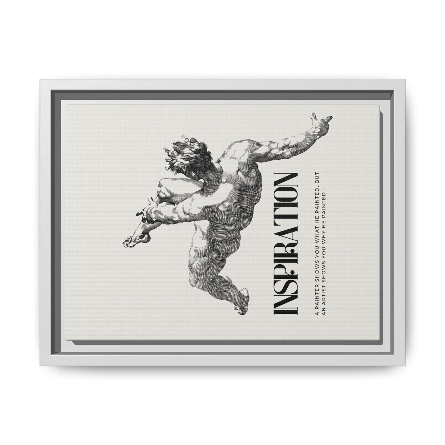 Matte Canvas, Framed (Multi-color)