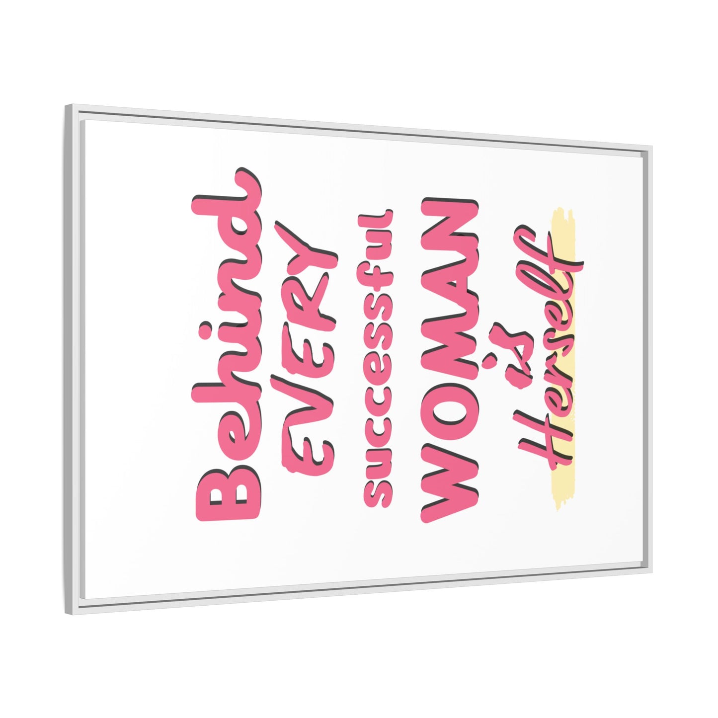 Matte Canvas, Framed (Multi-color)