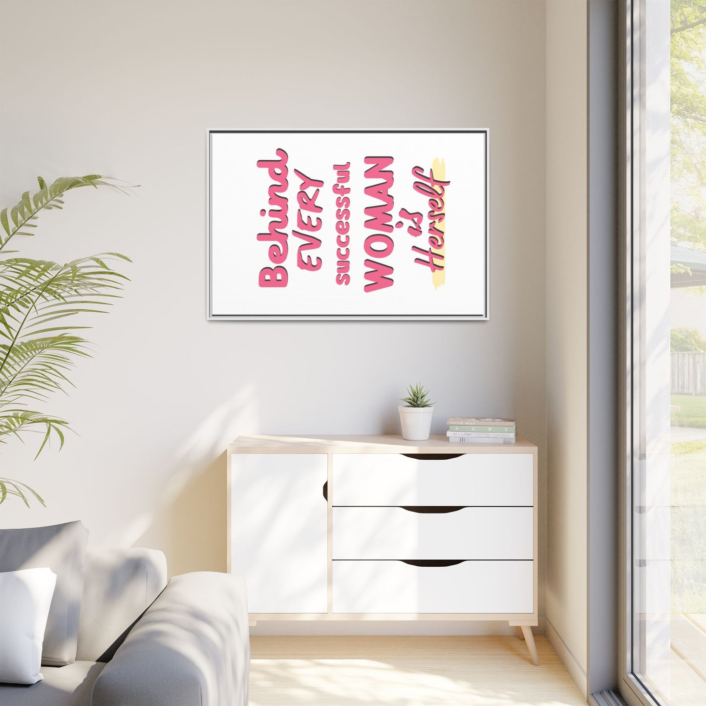 Matte Canvas, Framed (Multi-color)