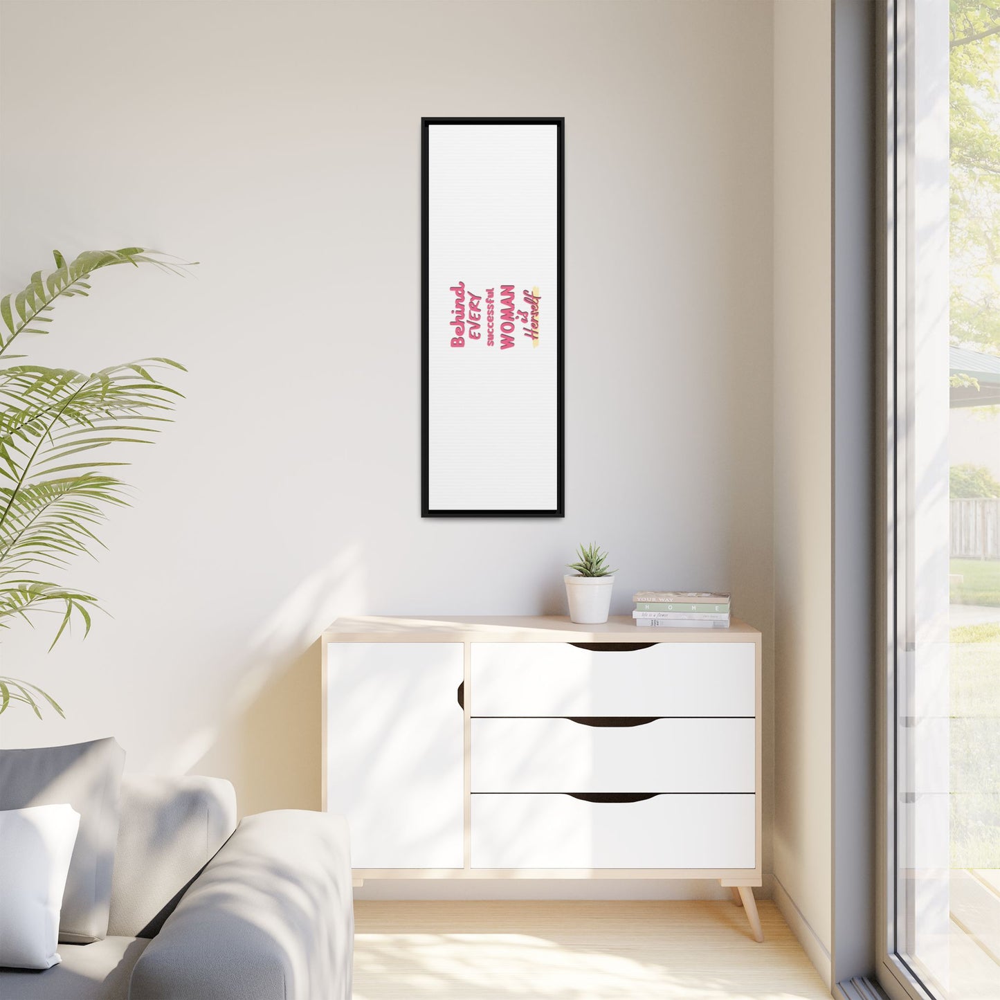 Matte Canvas, Framed (Multi-color)