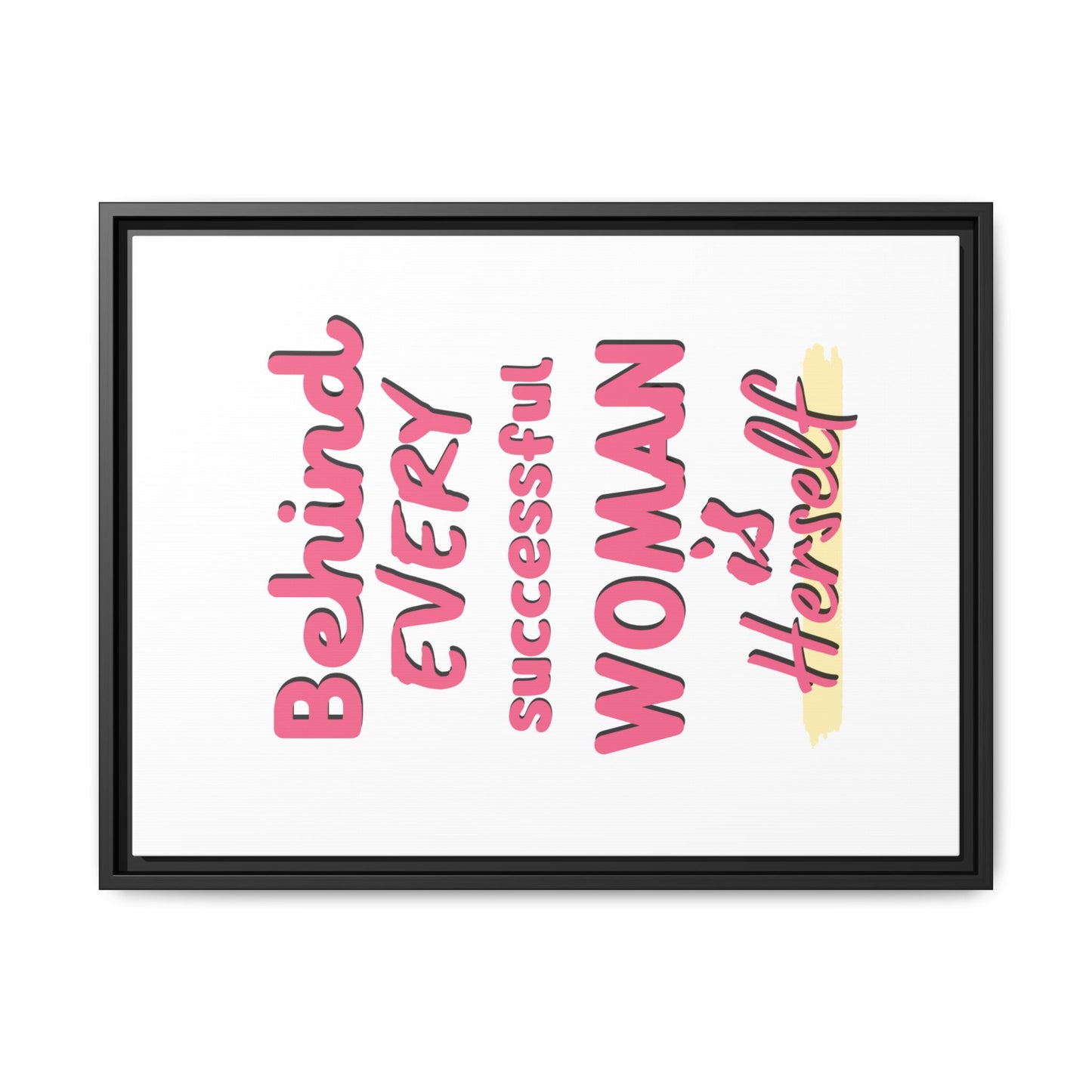 Matte Canvas, Framed (Multi-color)