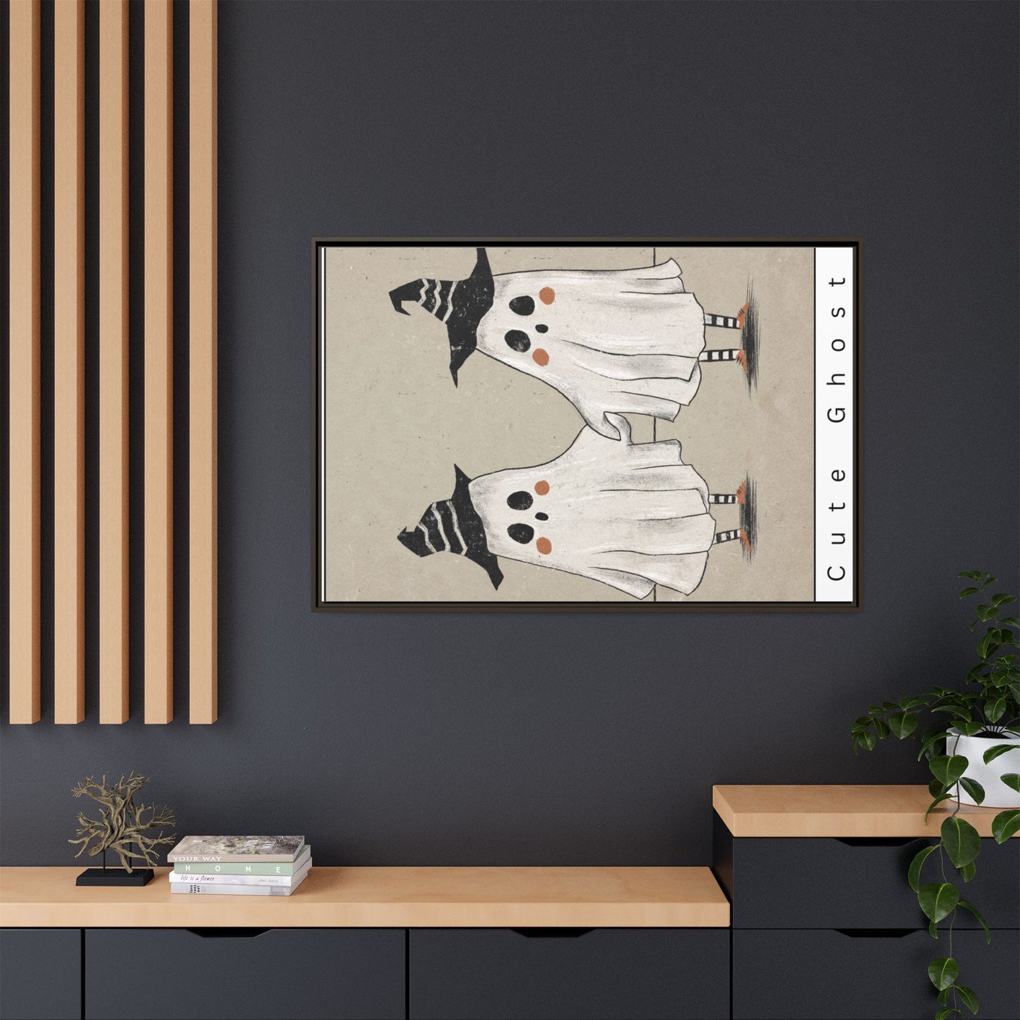 Matte Canvas, Framed (Multi-color)