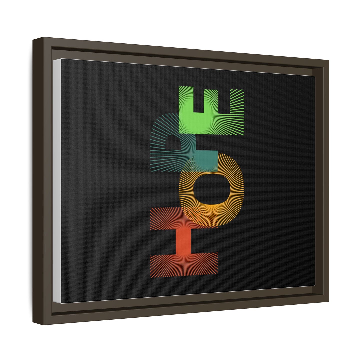 Matte Canvas, Framed (Multi-color)