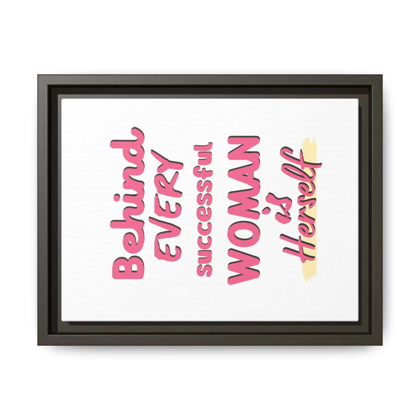 Matte Canvas, Framed (Multi-color)