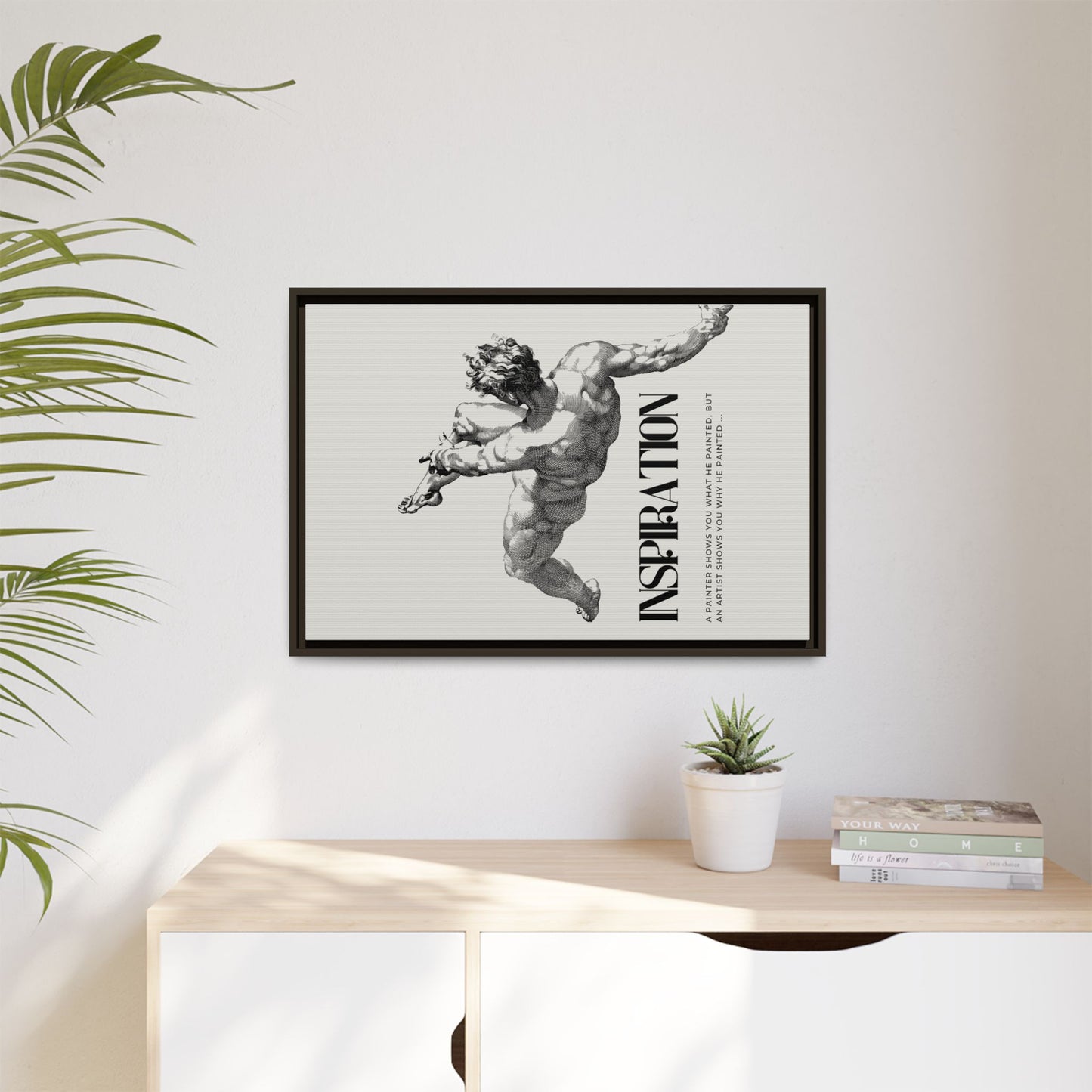 Matte Canvas, Framed (Multi-color)