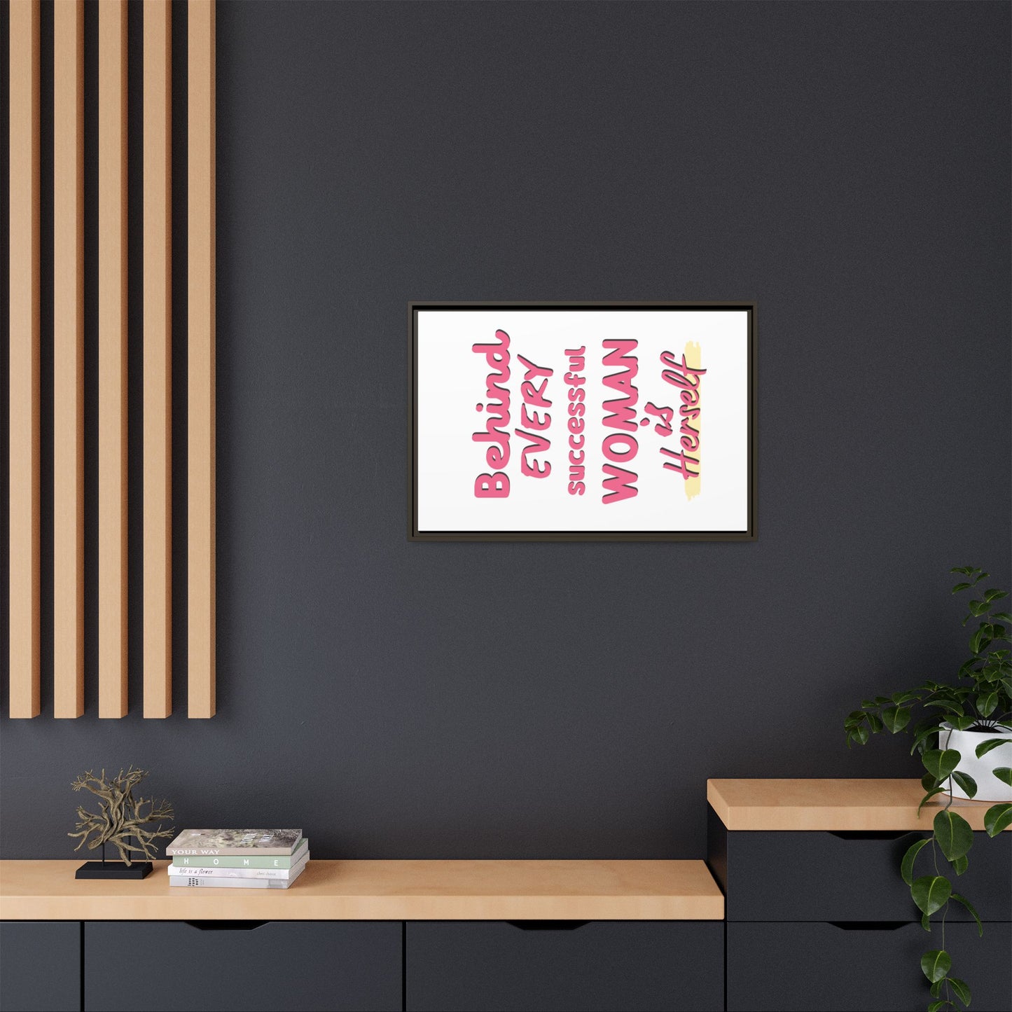 Matte Canvas, Framed (Multi-color)