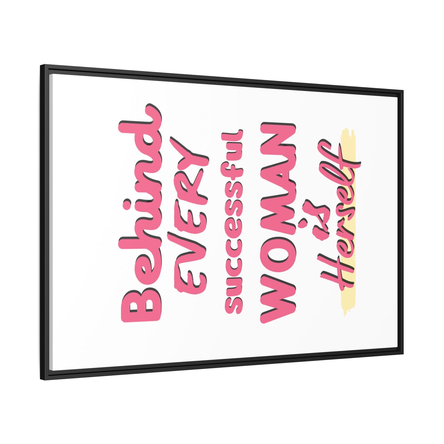 Matte Canvas, Framed (Multi-color)
