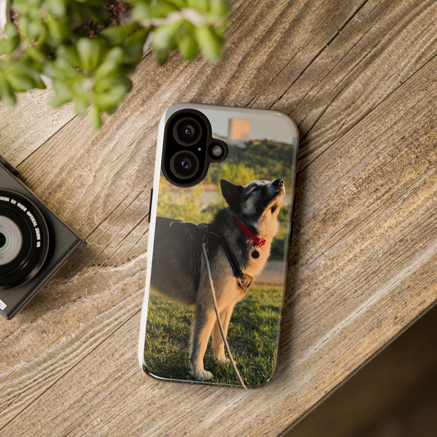 Dog Lovers Tough Phone Case, Pet Owner Gift, Customizable Dog Photo Case, Animal Lover Accessory, Durable Phone Cover
