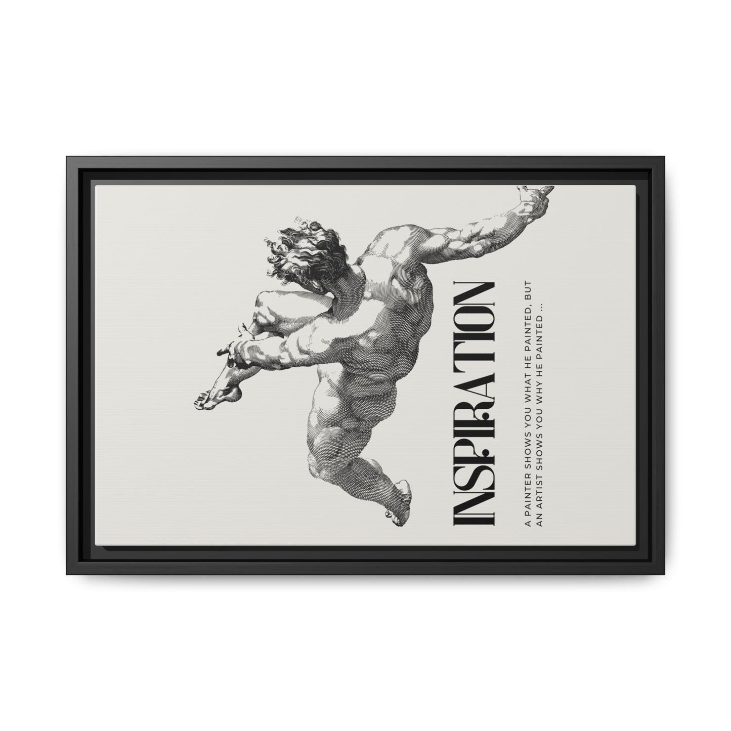 Matte Canvas, Framed (Multi-color)