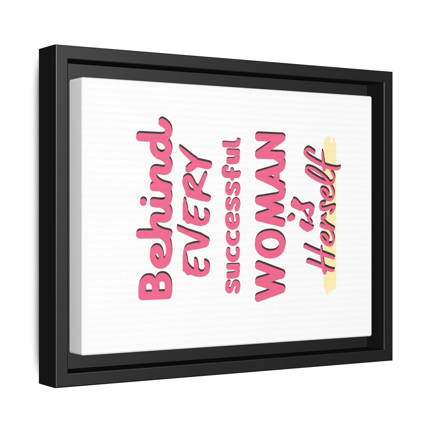 Matte Canvas, Framed (Multi-color)