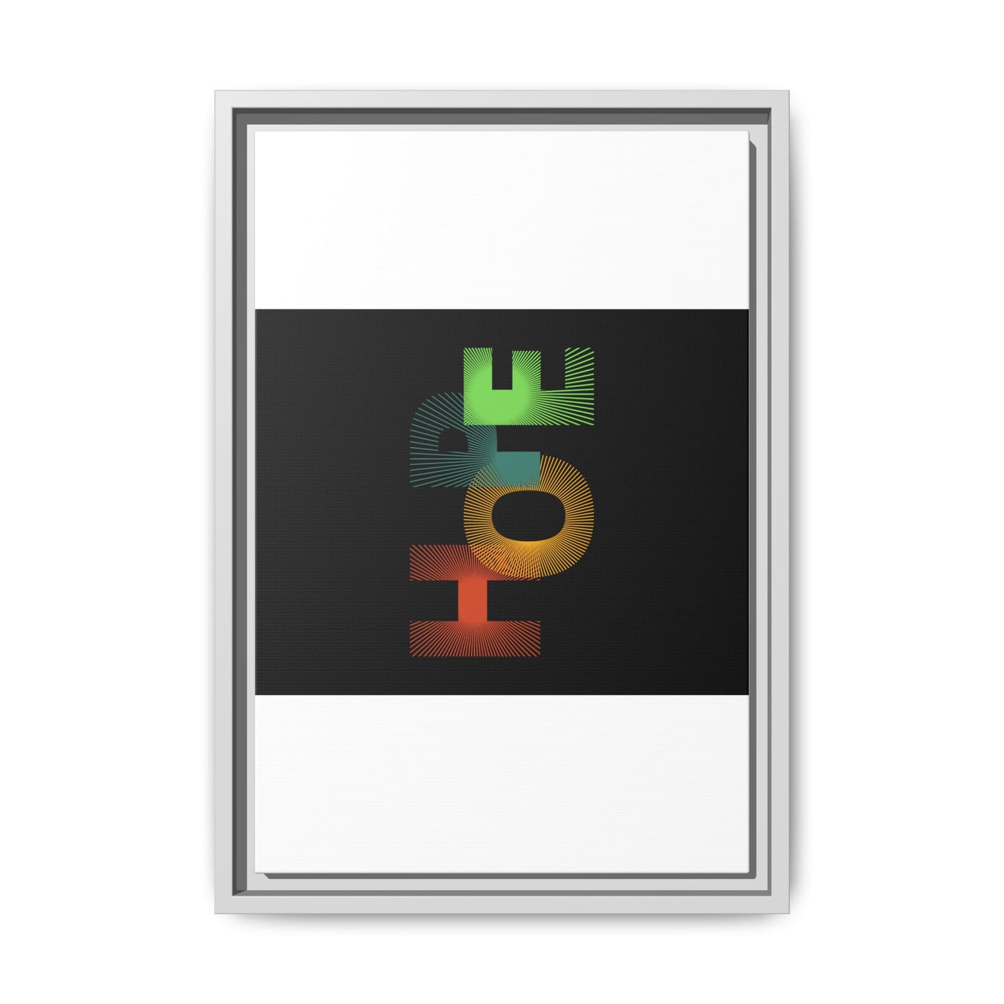 Matte Canvas, Framed (Multi-color)