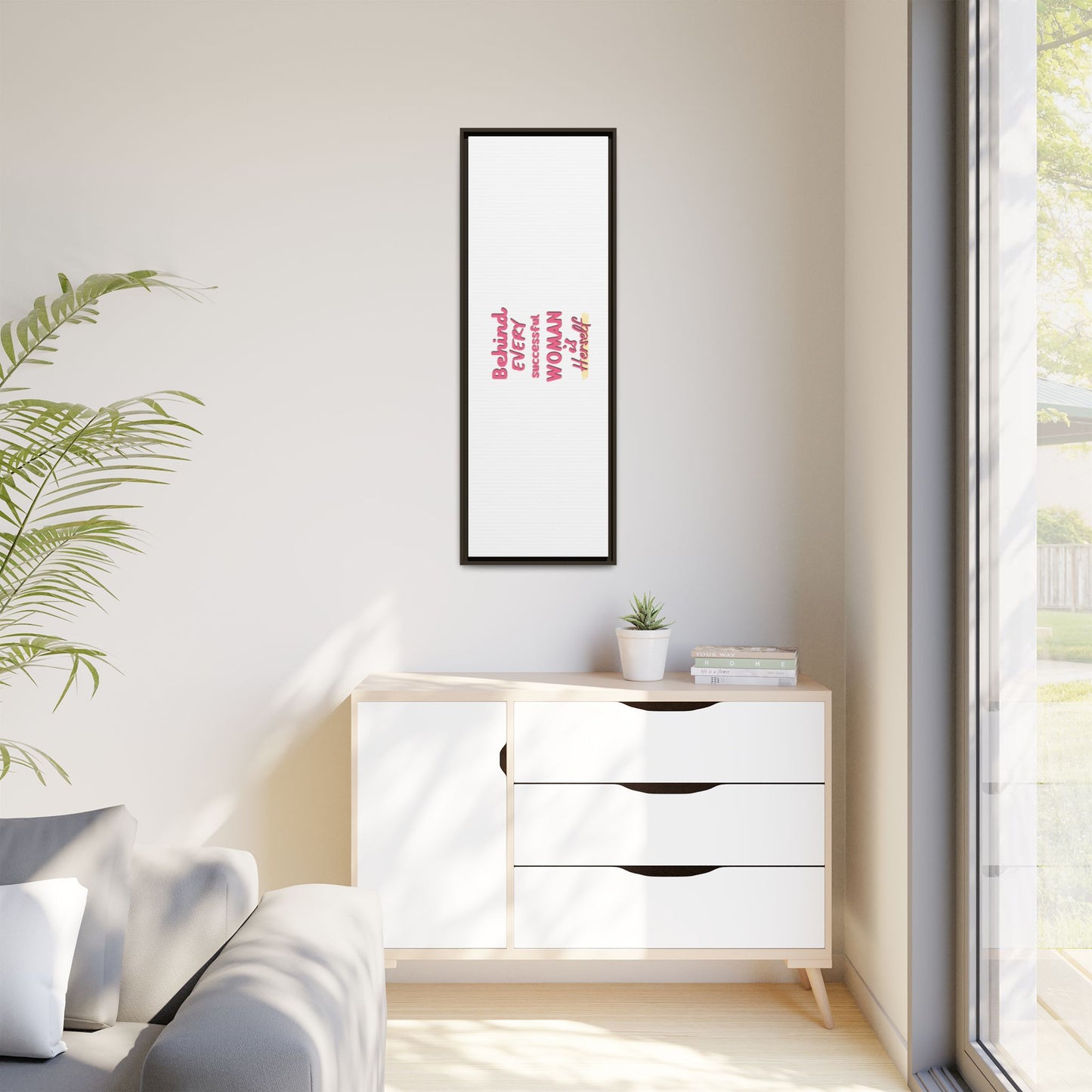 Matte Canvas, Framed (Multi-color)