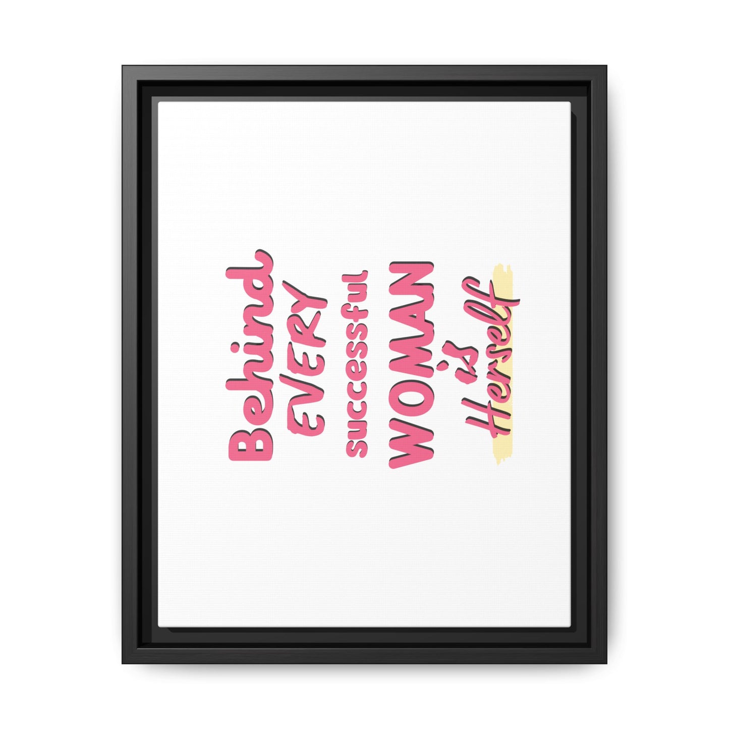 Matte Canvas, Framed (Multi-color)