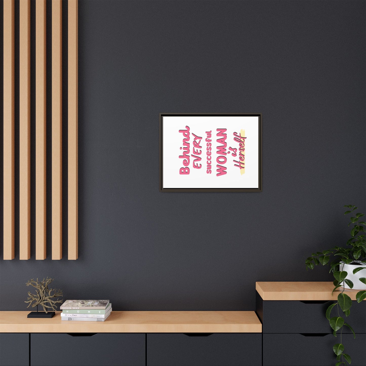 Matte Canvas, Framed (Multi-color)