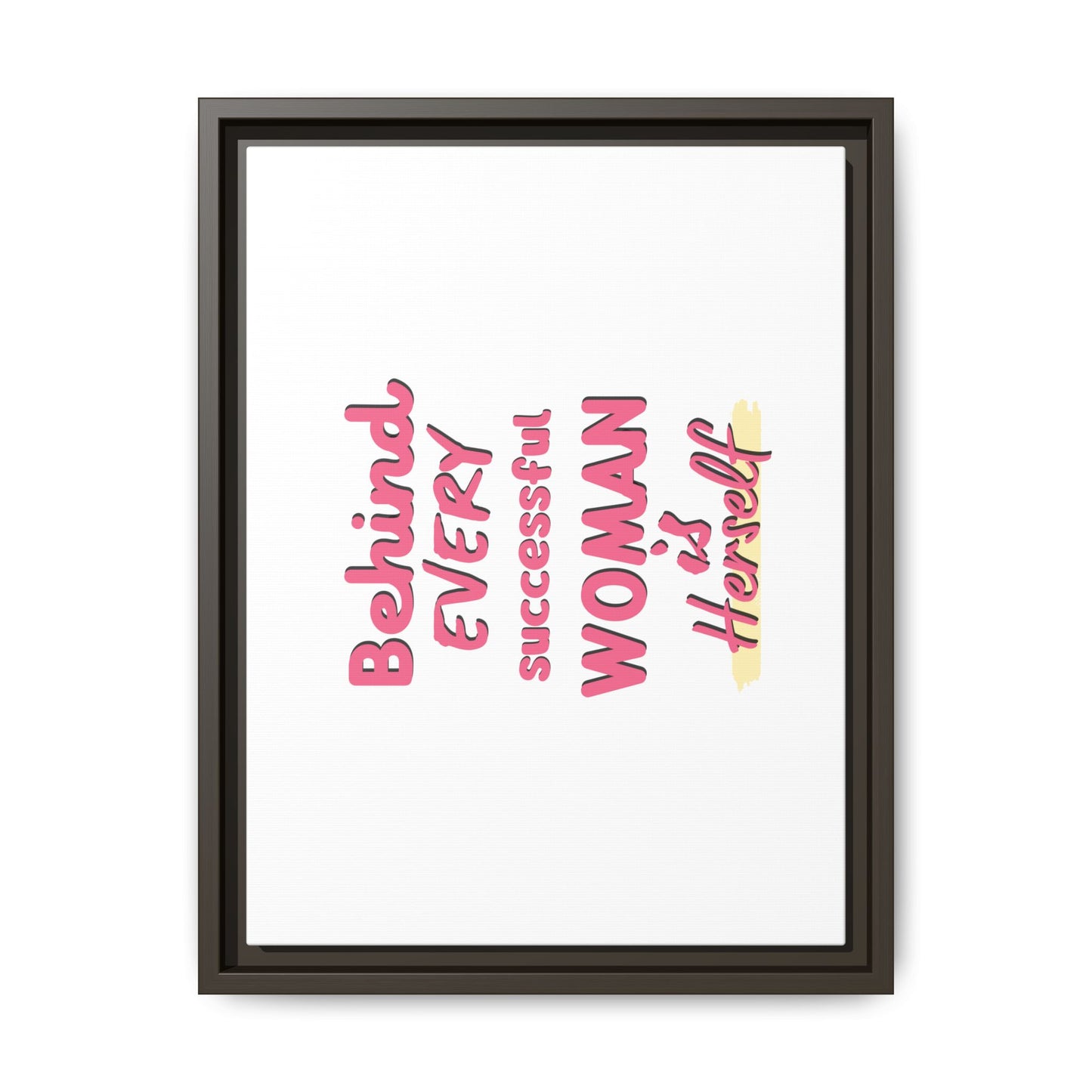Matte Canvas, Framed (Multi-color)