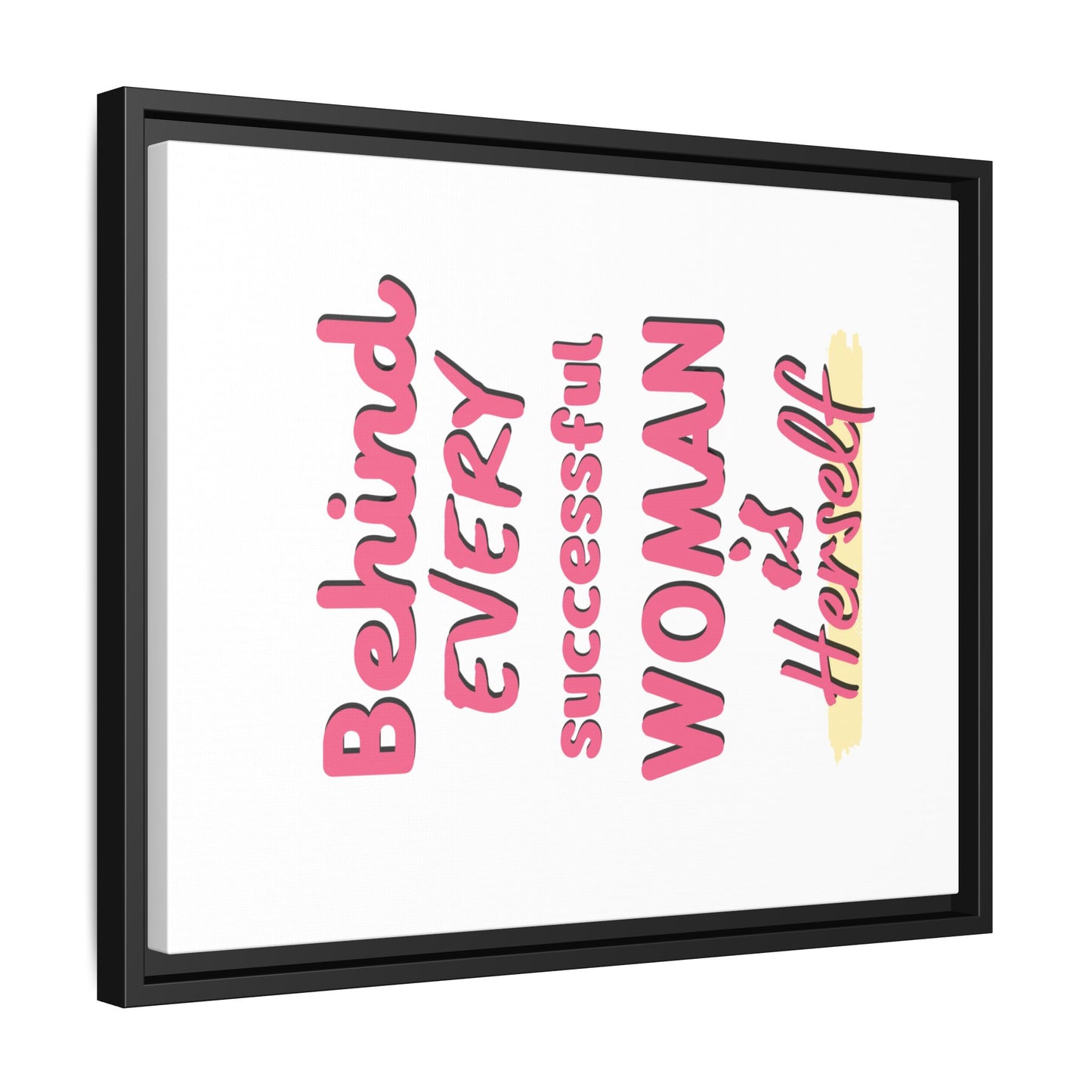 Matte Canvas, Framed (Multi-color)