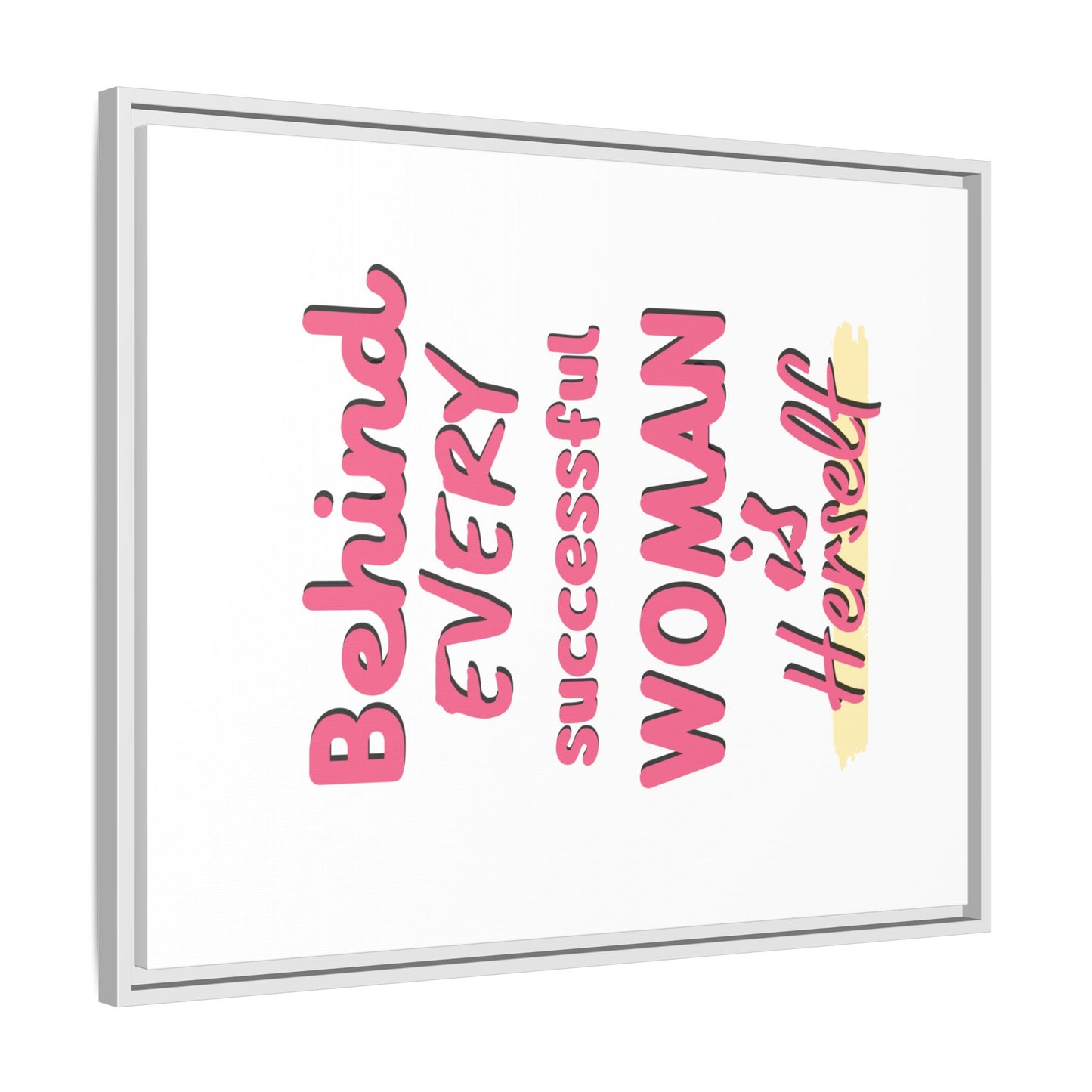 Matte Canvas, Framed (Multi-color)
