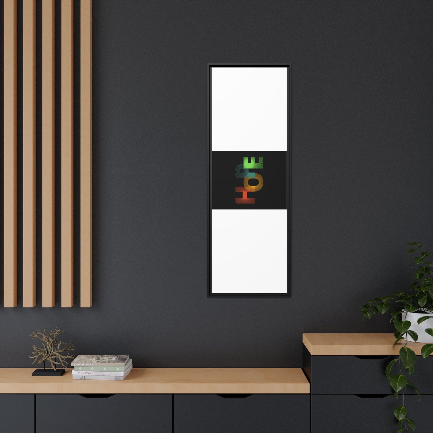 Matte Canvas, Framed (Multi-color)
