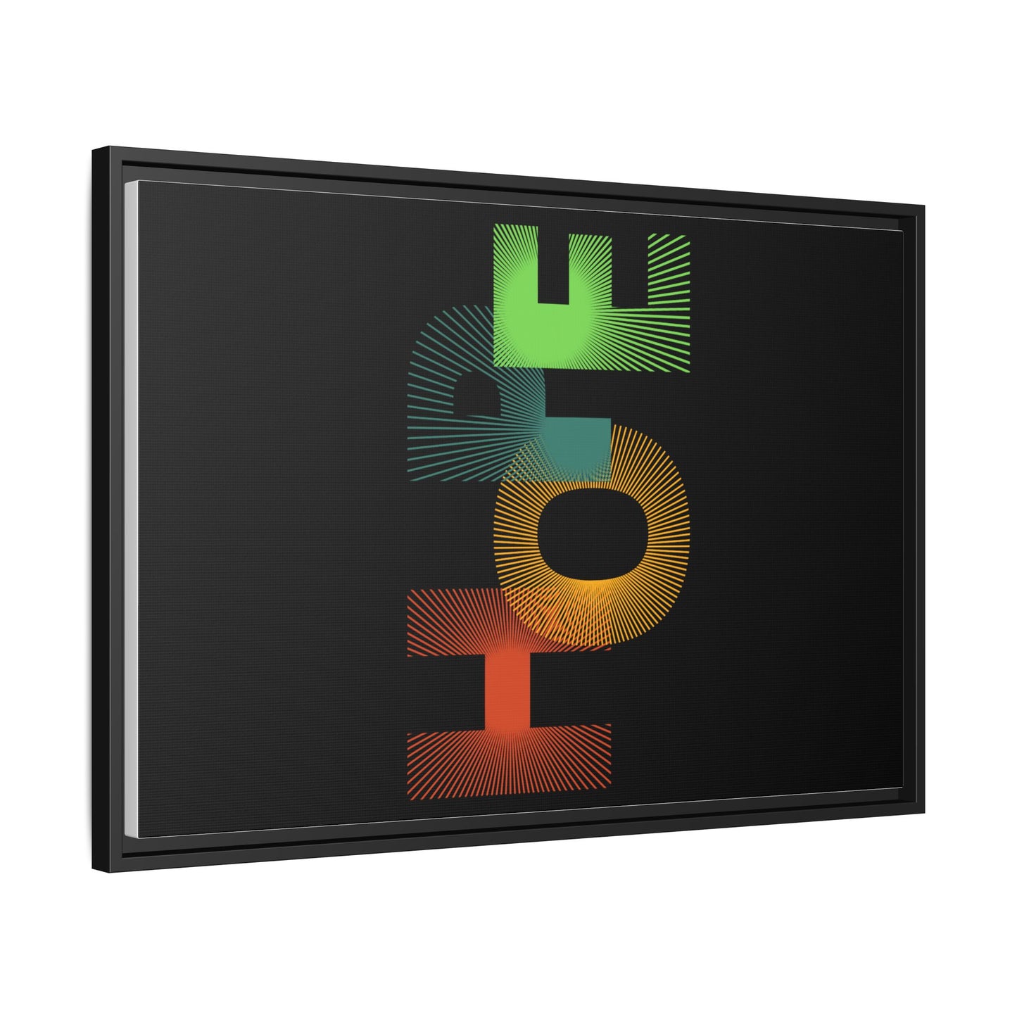 Matte Canvas, Framed (Multi-color)