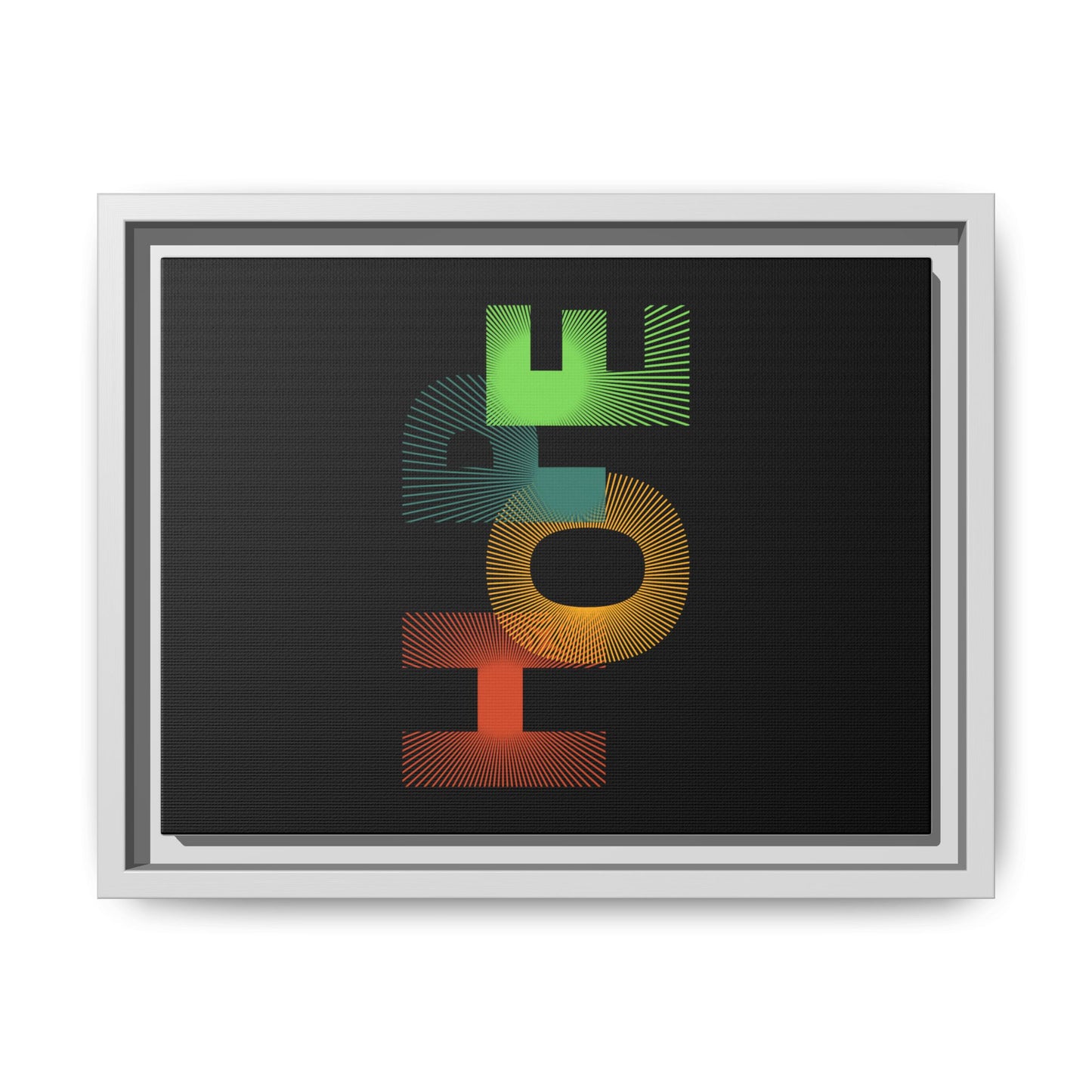 Matte Canvas, Framed (Multi-color)
