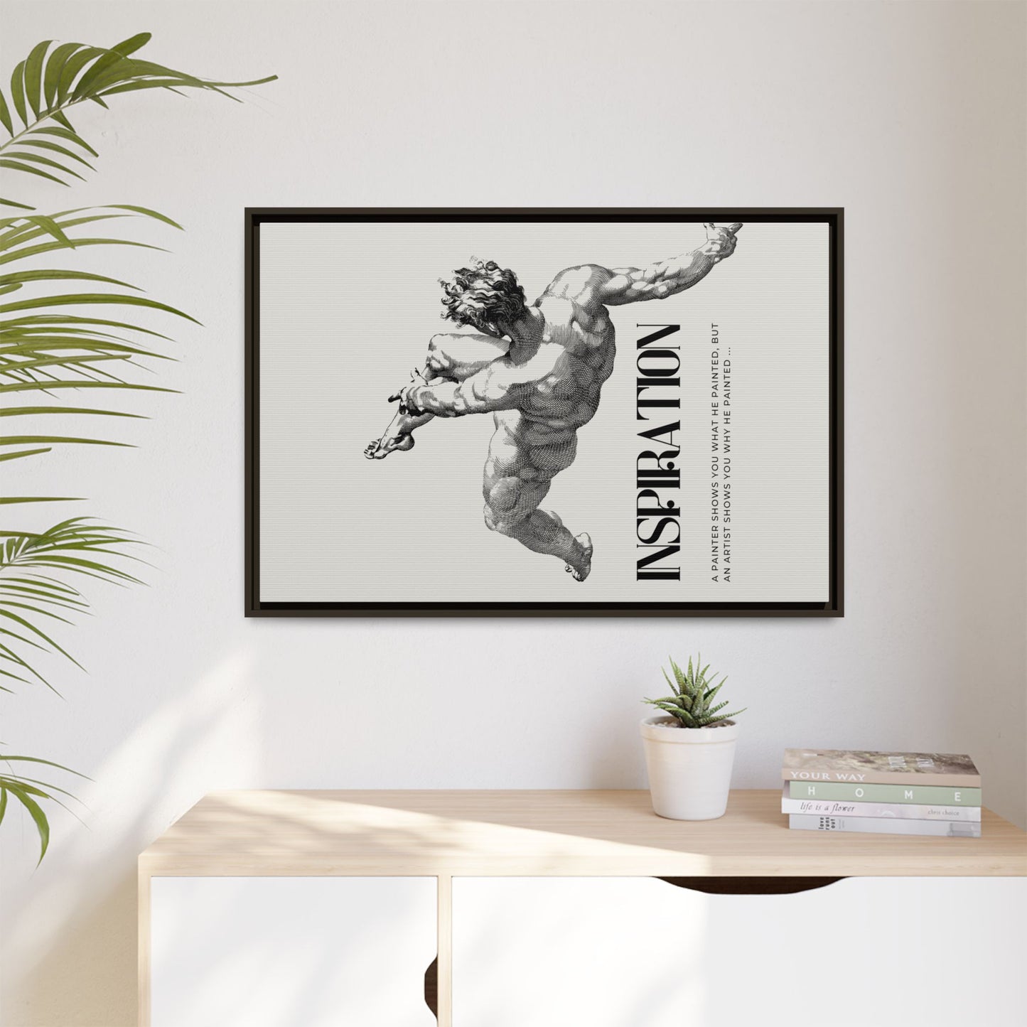 Matte Canvas, Framed (Multi-color)