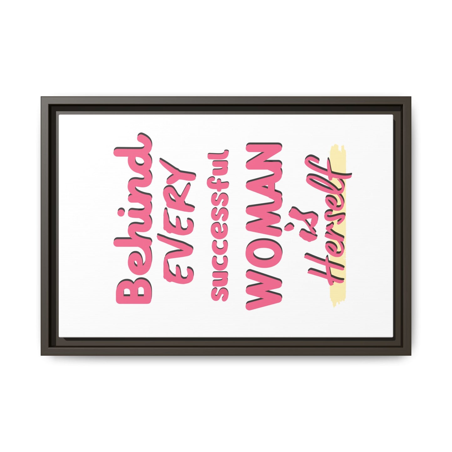 Matte Canvas, Framed (Multi-color)