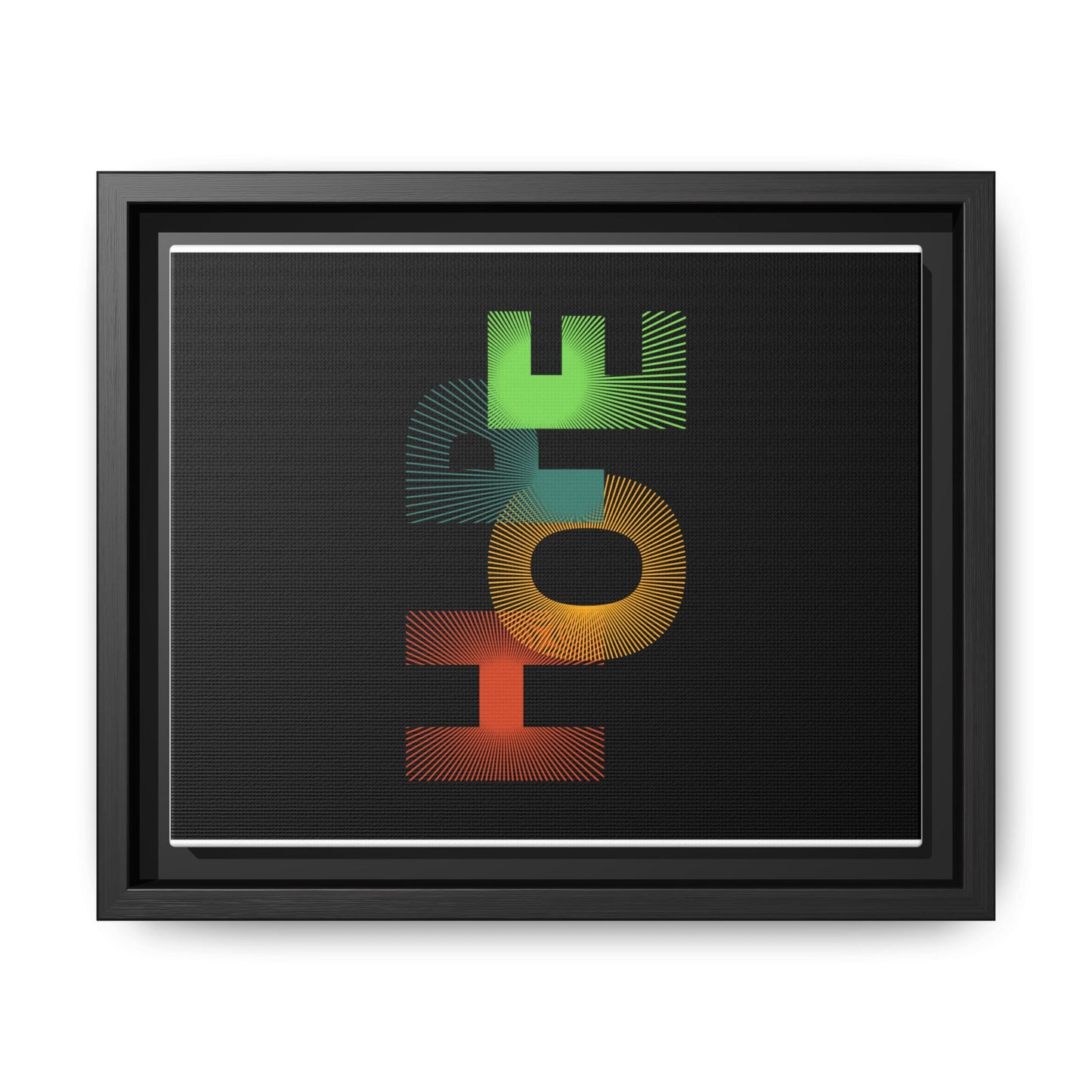 Matte Canvas, Framed (Multi-color)