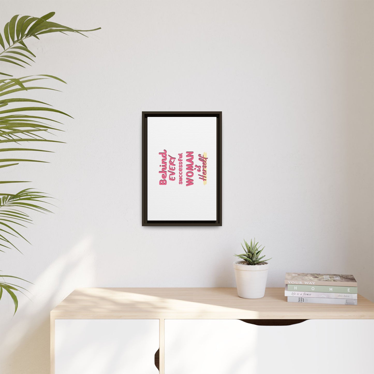 Matte Canvas, Framed (Multi-color)