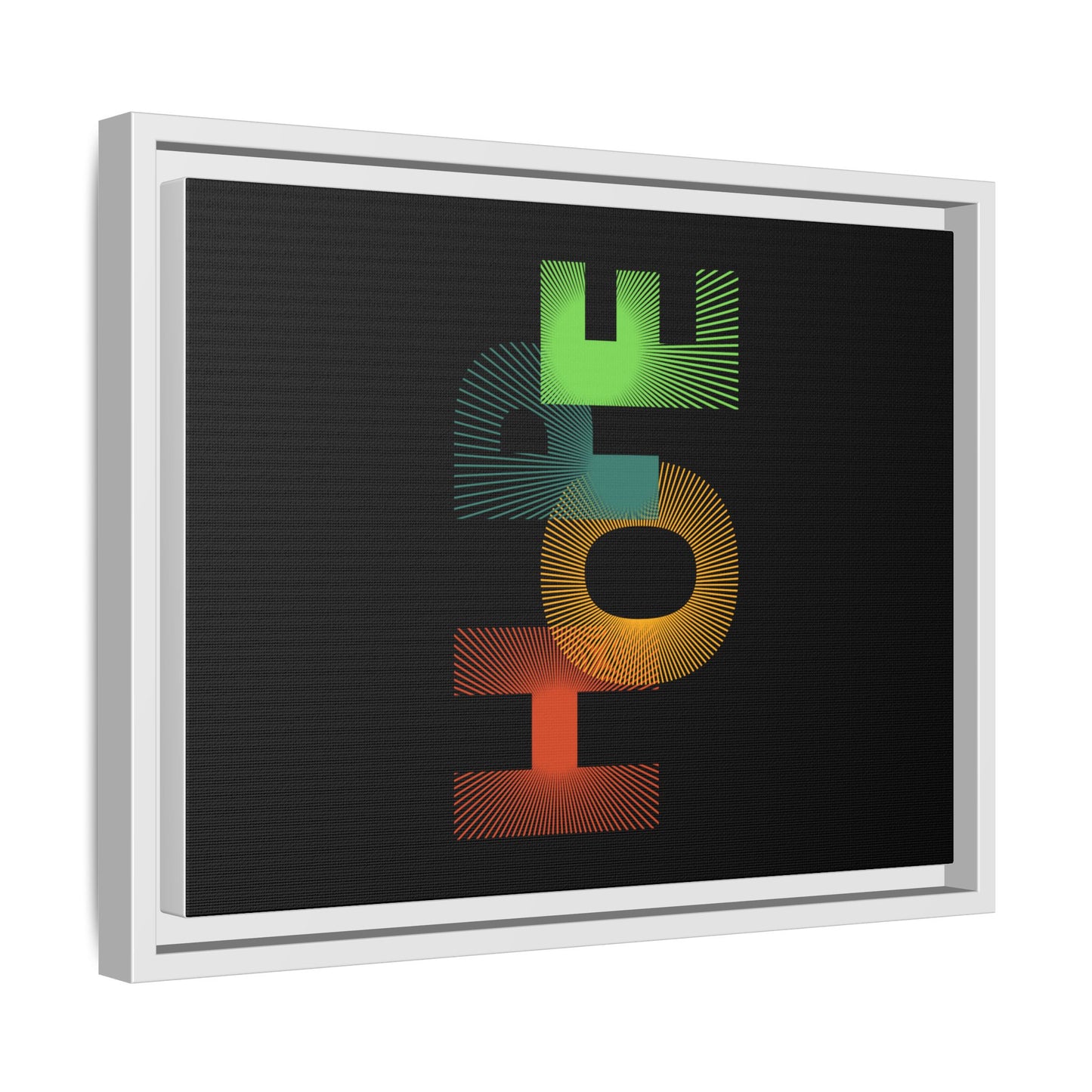 Matte Canvas, Framed (Multi-color)