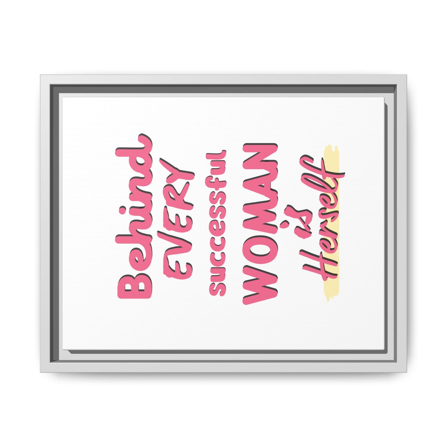 Matte Canvas, Framed (Multi-color)