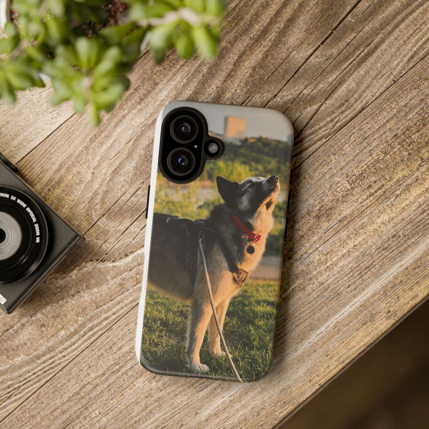 Dog Lovers Tough Phone Case, Pet Owner Gift, Customizable Dog Photo Case, Animal Lover Accessory, Durable Phone Cover