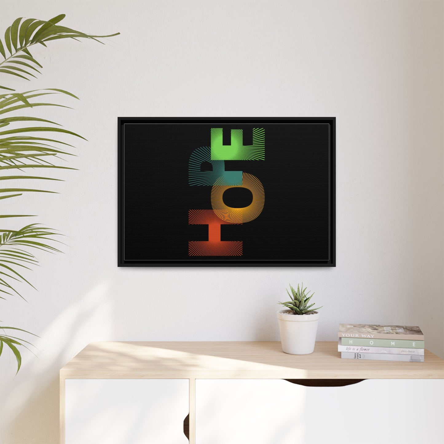 Matte Canvas, Framed (Multi-color)