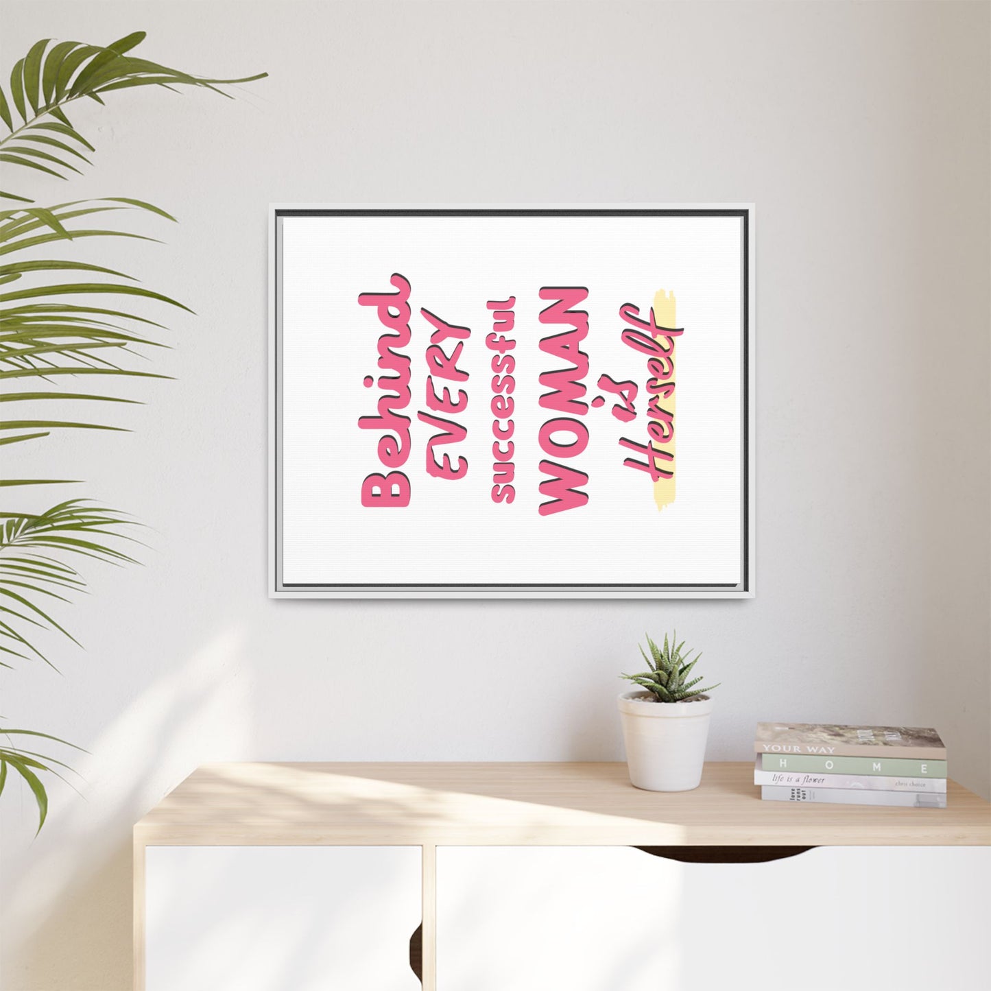 Matte Canvas, Framed (Multi-color)