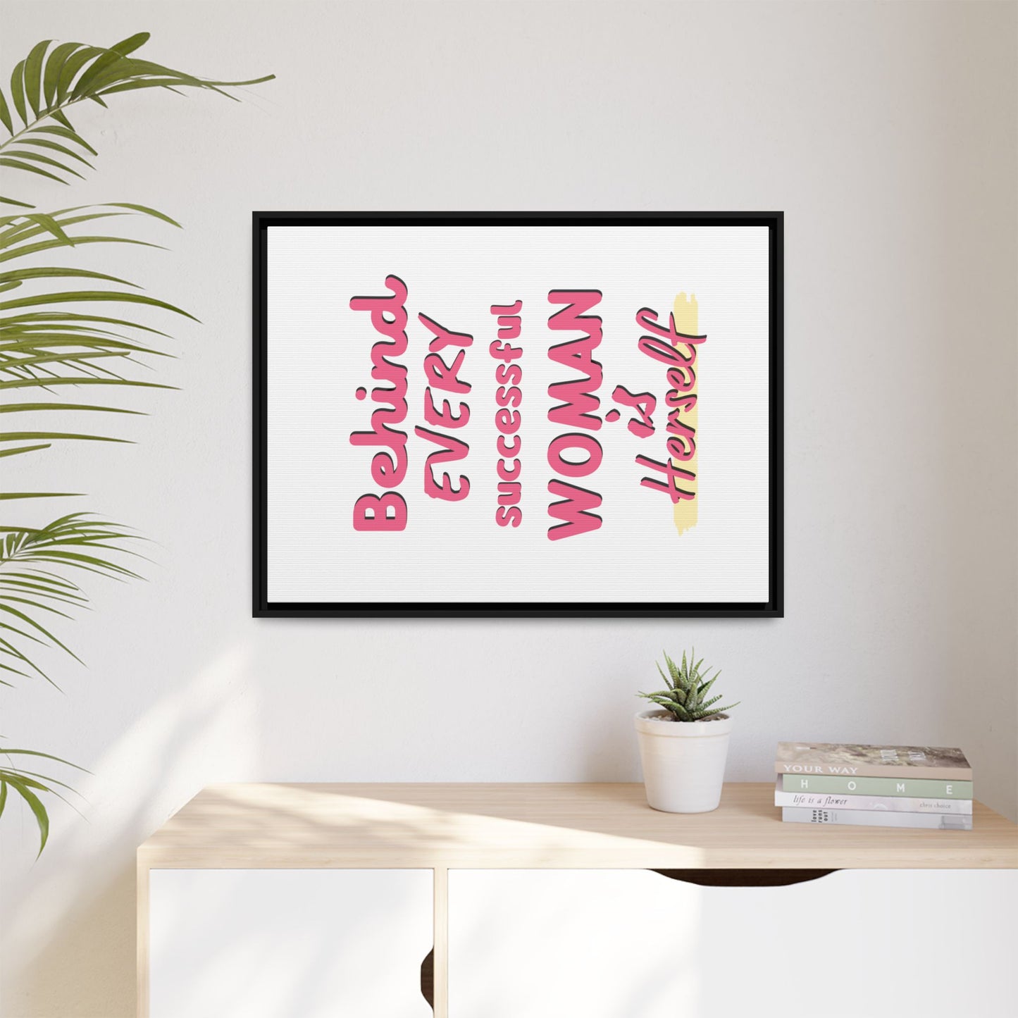 Matte Canvas, Framed (Multi-color)