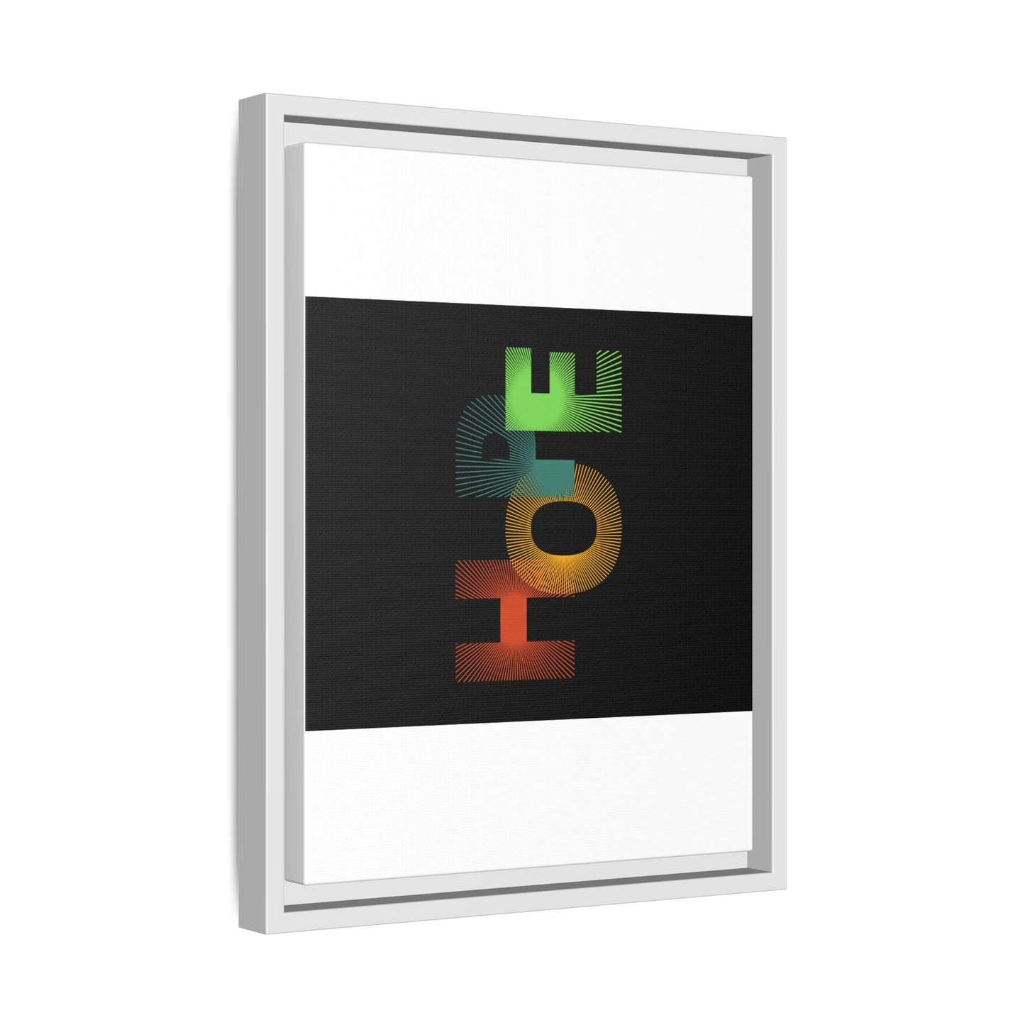 Matte Canvas, Framed (Multi-color)